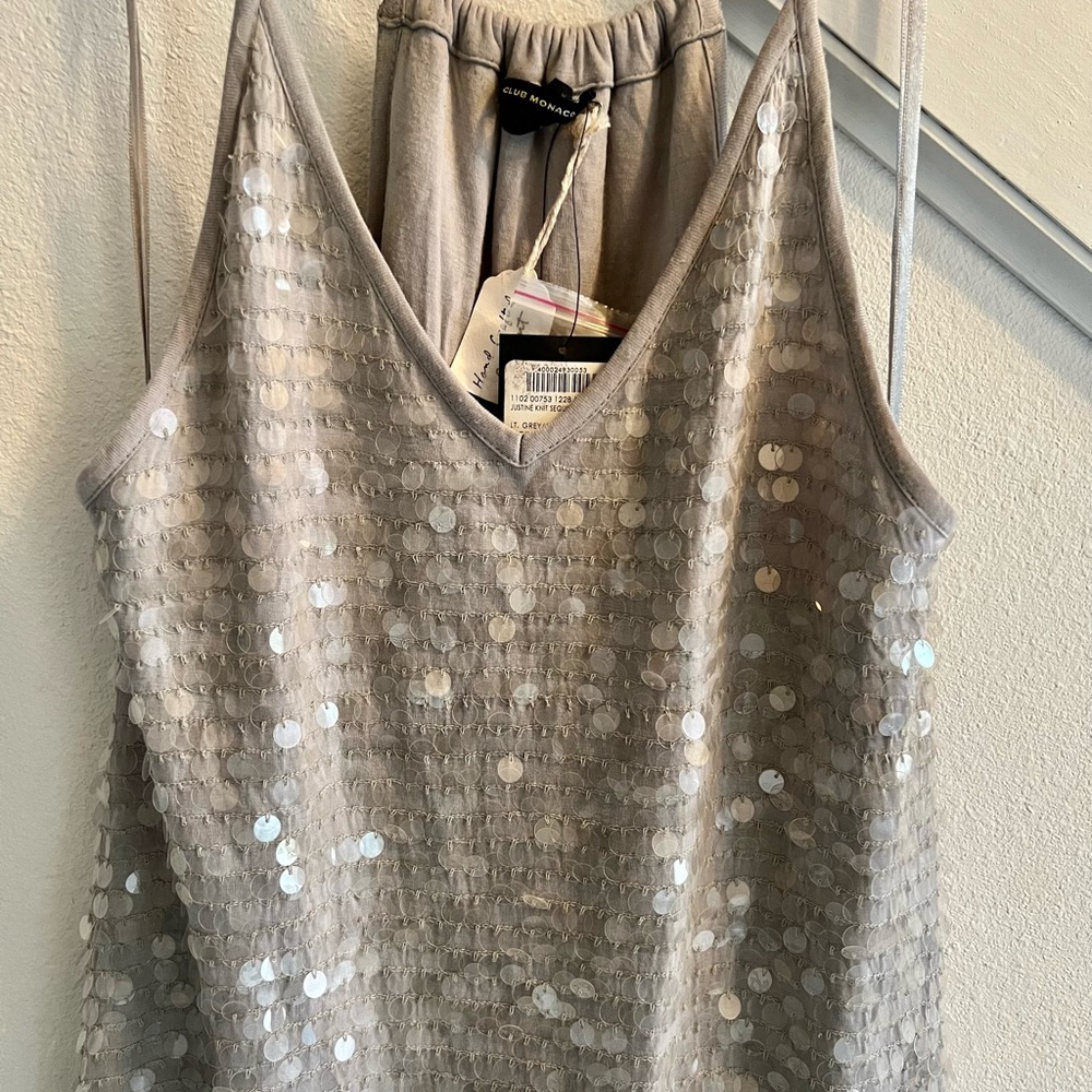 Club Monaco sequin dress nwt retail $300. - Picture 2 of 9